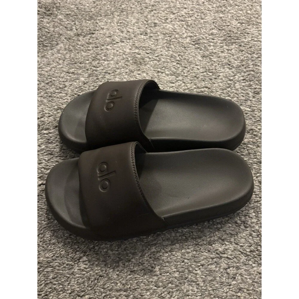 Alo Yoga Slides Espresso Women's Size 7
